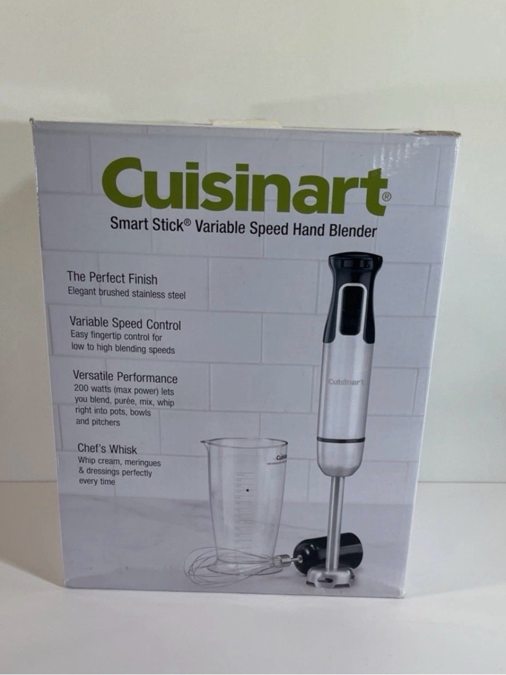 Cuisinart Smart Stick Variable Speed Hand Immersion Blender Box Open Box Tested